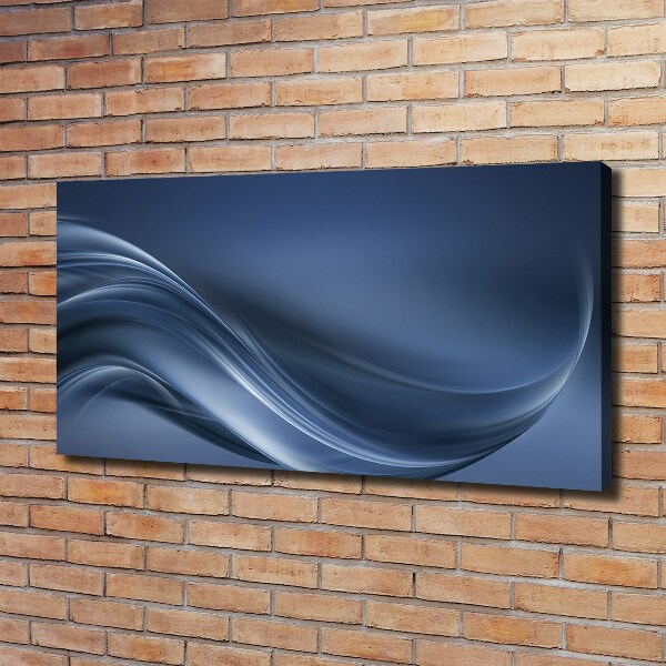 Foto quadro su tela Onda grigia