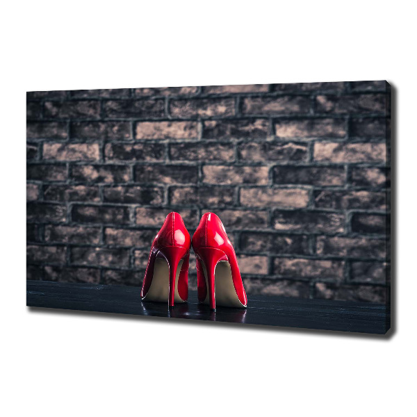 Quadro su tela Scarpe col tacco rosse