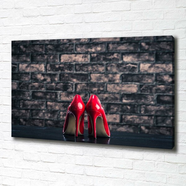 Quadro su tela Scarpe col tacco rosse