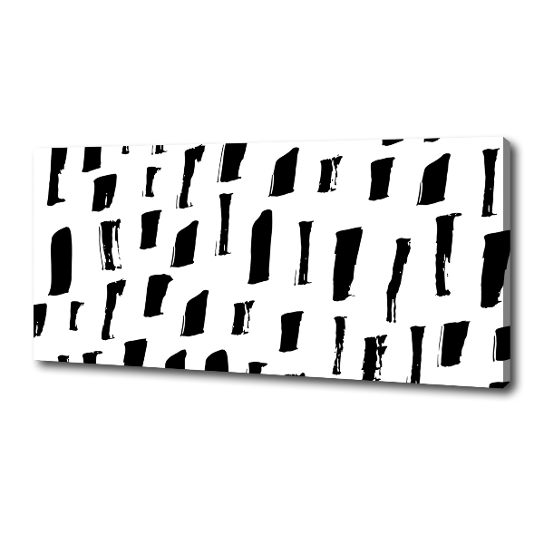 Quadro stampa su tela Macchie bianche e nere