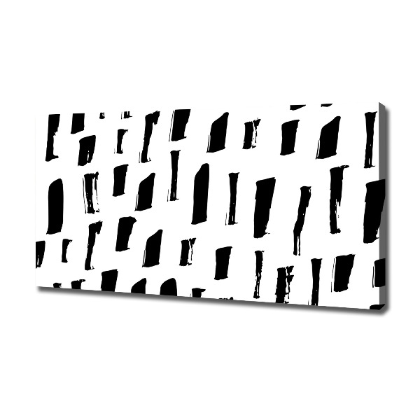 Quadro stampa su tela Macchie bianche e nere