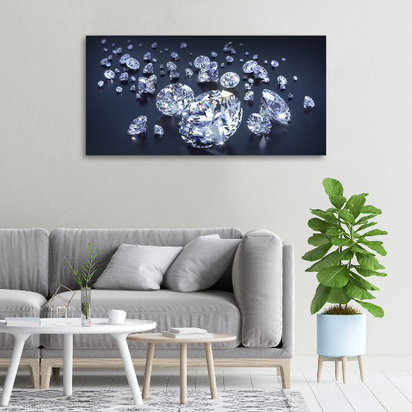 Quadro stampa su tela Diamanti