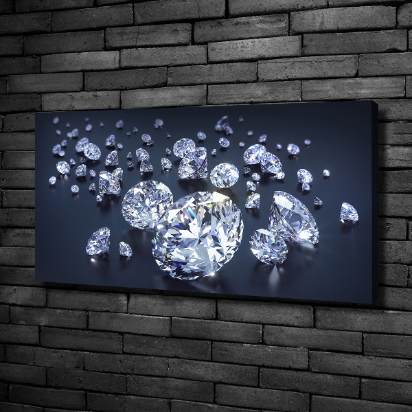 Quadro stampa su tela Diamanti