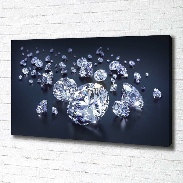 Quadro stampa su tela Diamanti