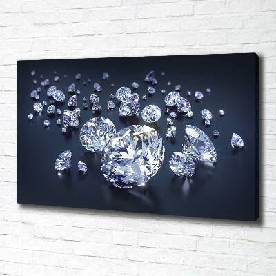 Quadro stampa su tela Diamanti