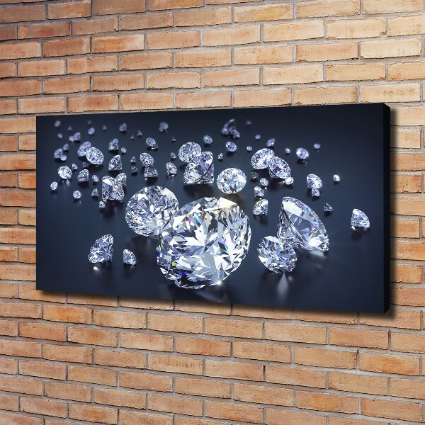 Quadro stampa su tela Diamanti