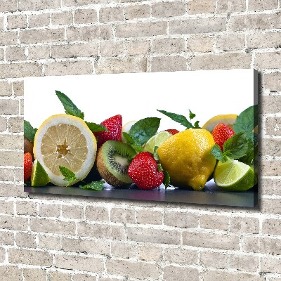 Quadro stampa su tela Frutta e verdura