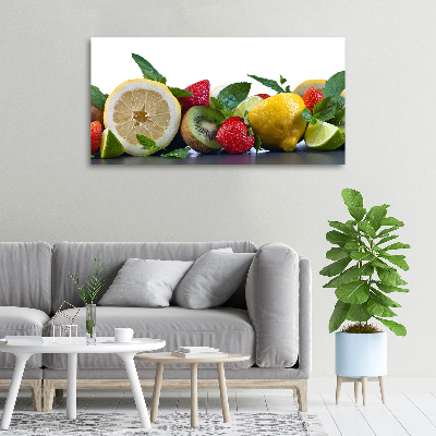 Quadro stampa su tela Frutta e verdura