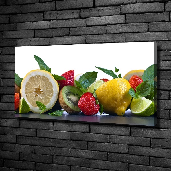 Quadro stampa su tela Frutta e verdura