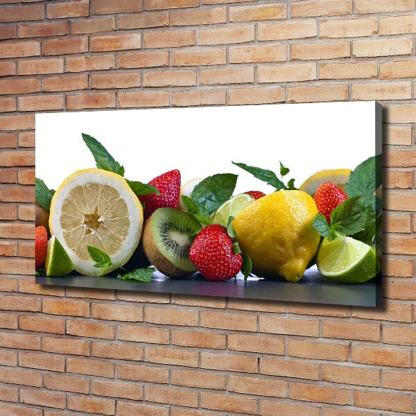 Quadro stampa su tela Frutta e verdura