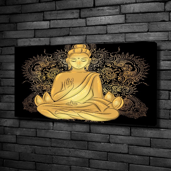 Quadro su tela Buddha seduto