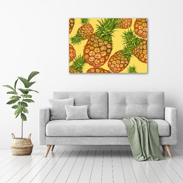 Quadro stampa su tela Ananas
