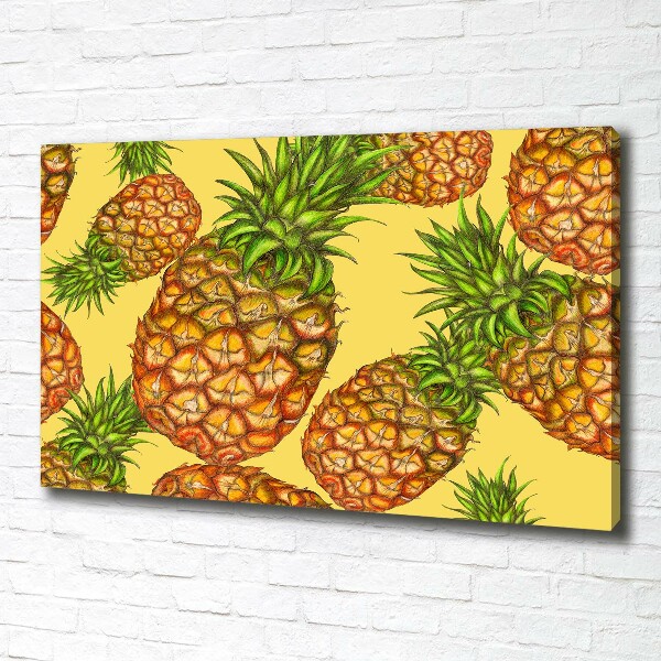 Quadro stampa su tela Ananas