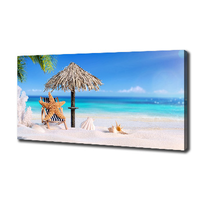 Quadro su tela Vacanze al mare