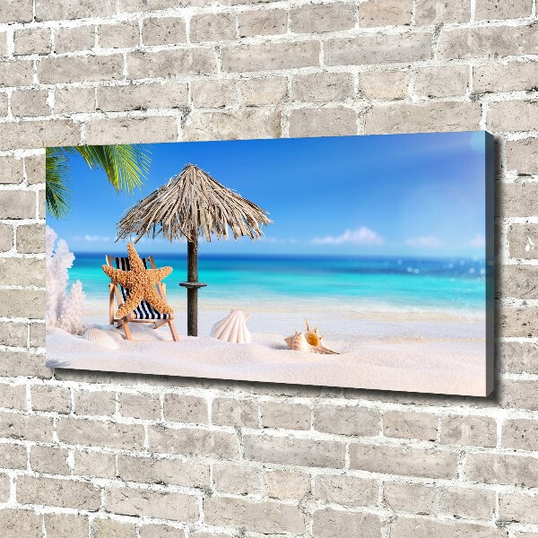 Quadro su tela Vacanze al mare