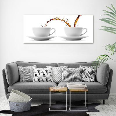 Foto quadro su tela Caffè versato