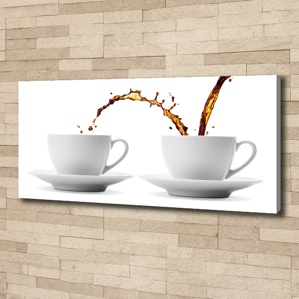 Foto quadro su tela Caffè versato
