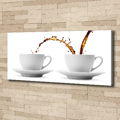 Foto quadro su tela Caffè versato