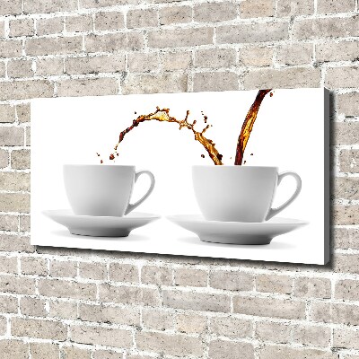Foto quadro su tela Caffè versato