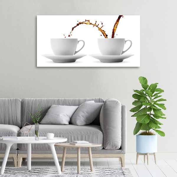 Foto quadro su tela Caffè versato