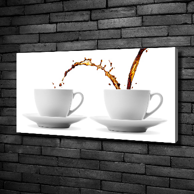 Foto quadro su tela Caffè versato