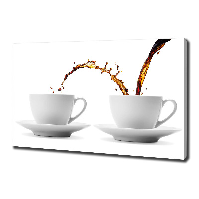 Foto quadro su tela Caffè versato