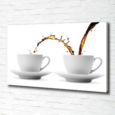 Foto quadro su tela Caffè versato