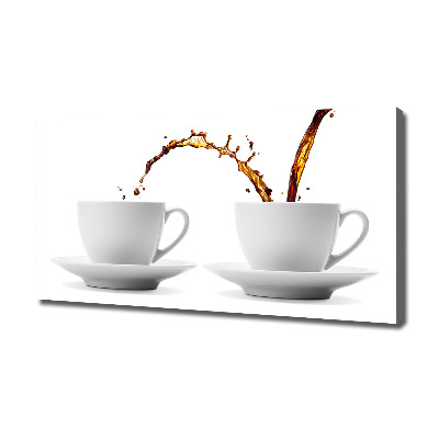 Foto quadro su tela Caffè versato