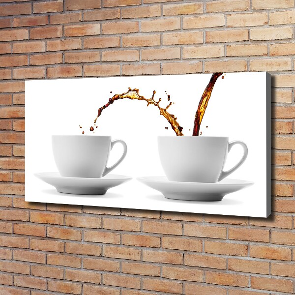Foto quadro su tela Caffè versato