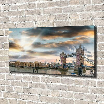 Foto quadro su tela Tower Bridge di Londra