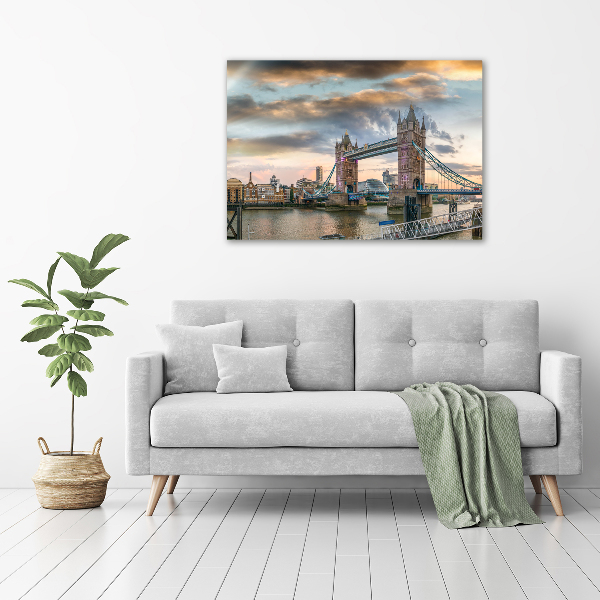 Foto quadro su tela Tower Bridge di Londra