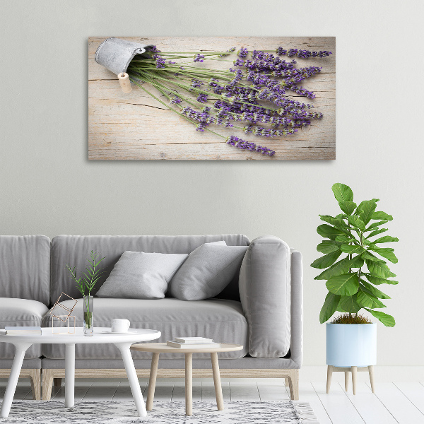 Quadro stampa su tela Lavanda in vaso