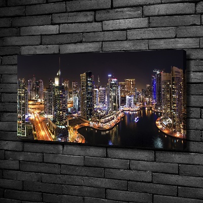 Quadro stampa su tela Marina di Dubai