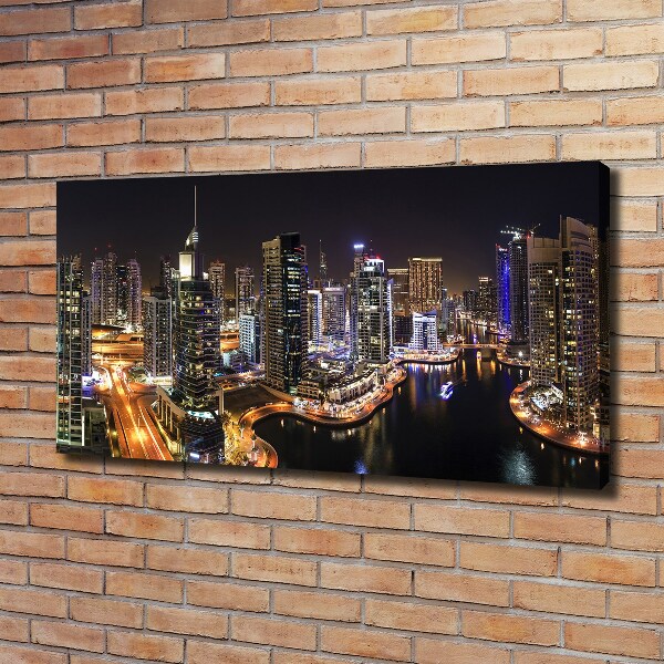 Quadro stampa su tela Marina di Dubai