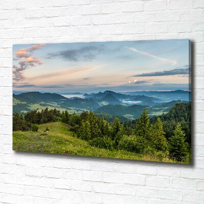 Quadro stampa su tela Panorama dei Monti Pieniny
