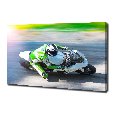 Quadro su tela Gara motociclistica