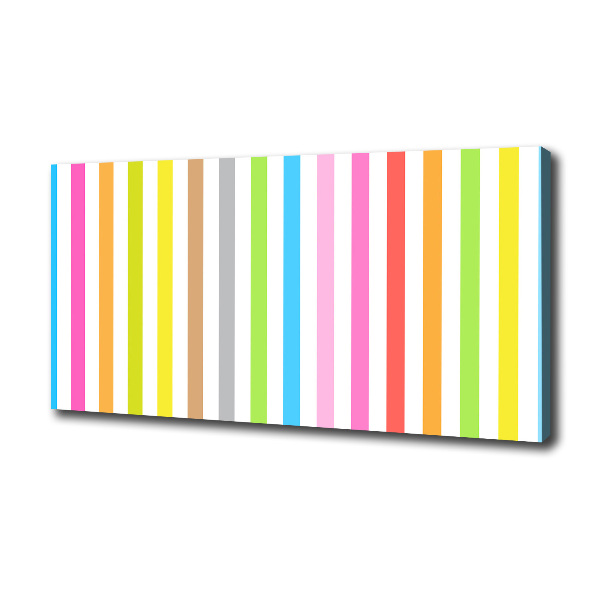 Quadro su tela Strisce colorate