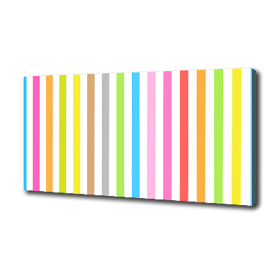 Quadro su tela Strisce colorate