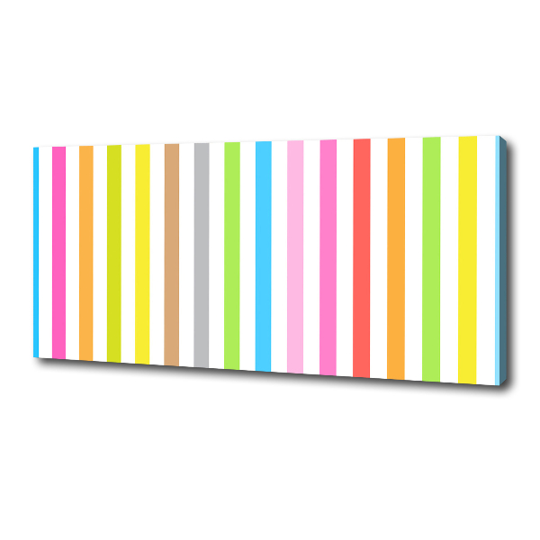 Quadro su tela Strisce colorate