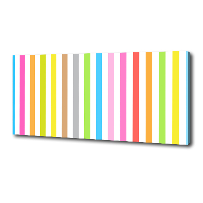 Quadro su tela Strisce colorate
