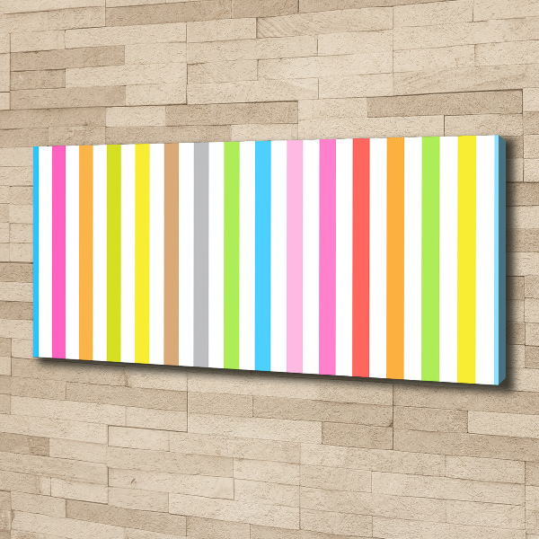 Quadro su tela Strisce colorate
