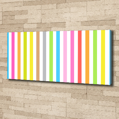 Quadro su tela Strisce colorate