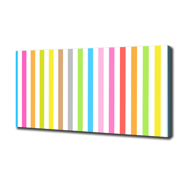 Quadro su tela Strisce colorate