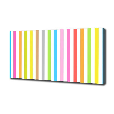 Quadro su tela Strisce colorate