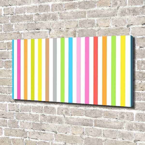Quadro su tela Strisce colorate