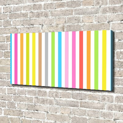 Quadro su tela Strisce colorate