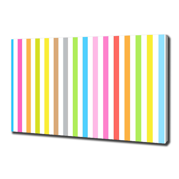 Quadro su tela Strisce colorate