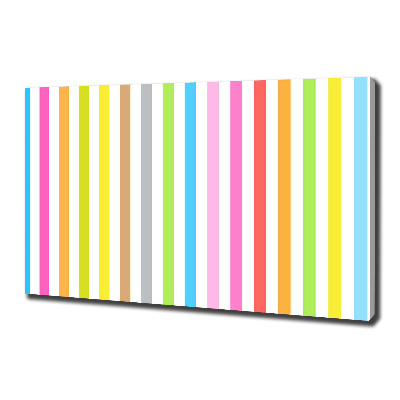 Quadro su tela Strisce colorate