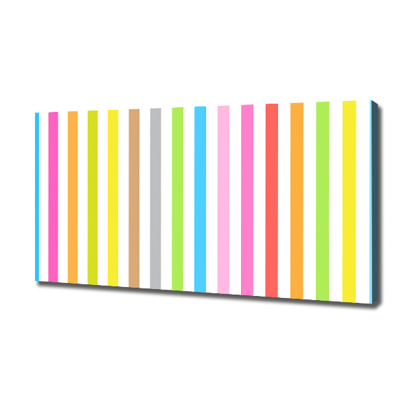 Quadro su tela Strisce colorate