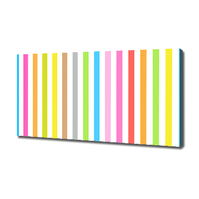 Quadro su tela Strisce colorate